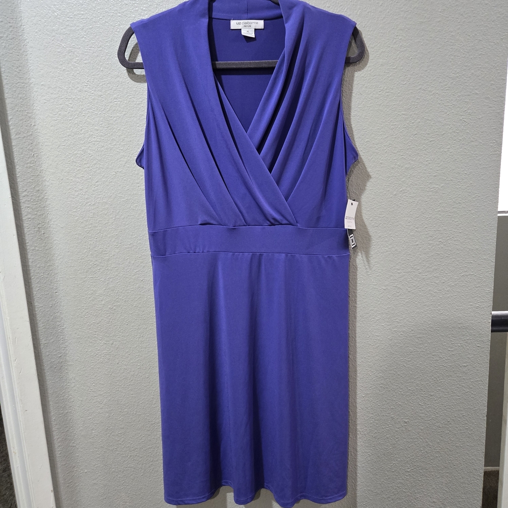 Womens Vibrant Purple Midi Dress